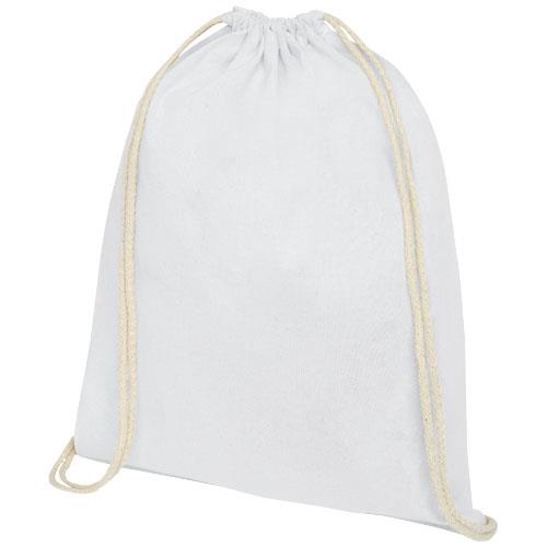 Plecak Oregon wykonany z bawełny o gramaturze 140 g/m2 ze sznurkiem ściągającym-2333992