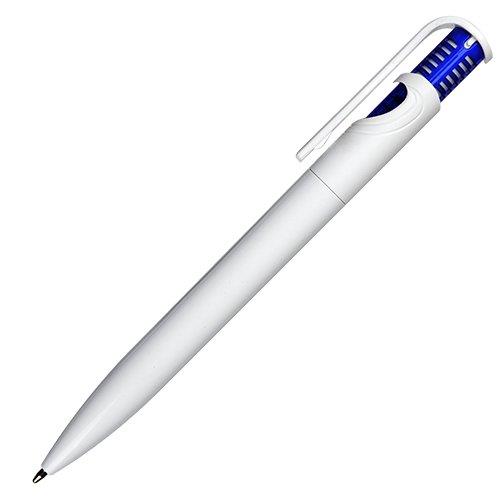 Długopis Fast, niebieski/biały-544562