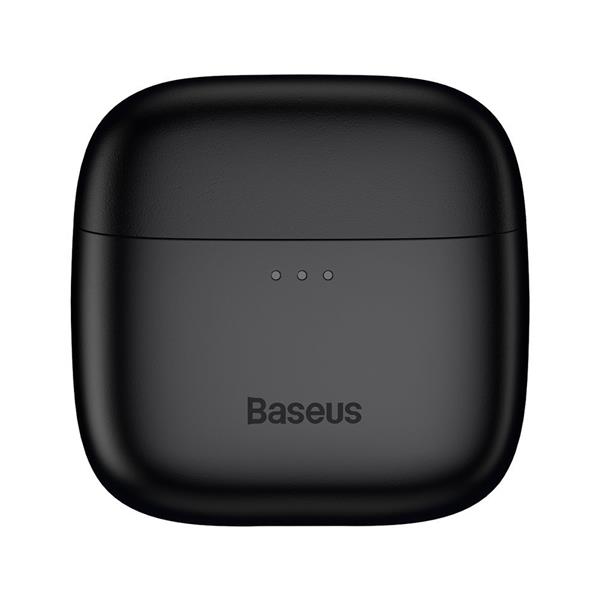 Baseus E8 bezprzewodowe słuchawki Bluetooth 5.0 TWS douszne wodoodporne IPX5 czarny (NGE8-01)-2237620