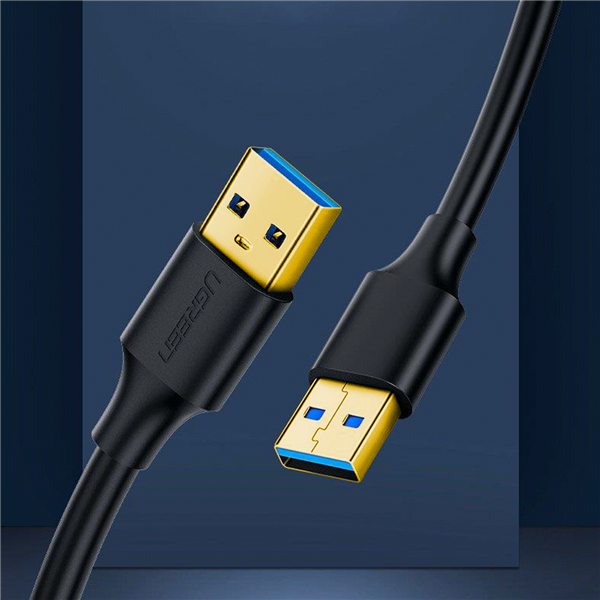 Ugreen kabel przewód USB - USB (męski - USB 3.2 Gen 1) 1 m czarny (US128 10370)-2602123