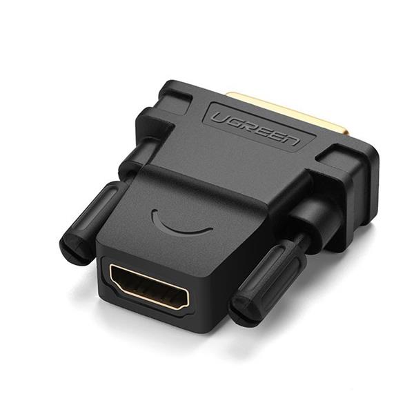 Ugreen przejściówka HDMI (żeński) - DVI 24+1 (męski) FHD 60 Hz czarny (20124)-2170134