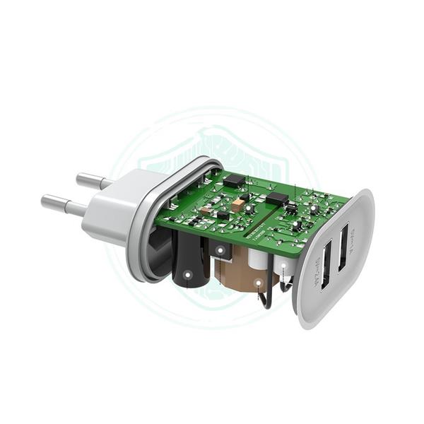 Ugreen ładowarka sieciowa 2x USB 3,4 A biały (CD104 20384)-2170178