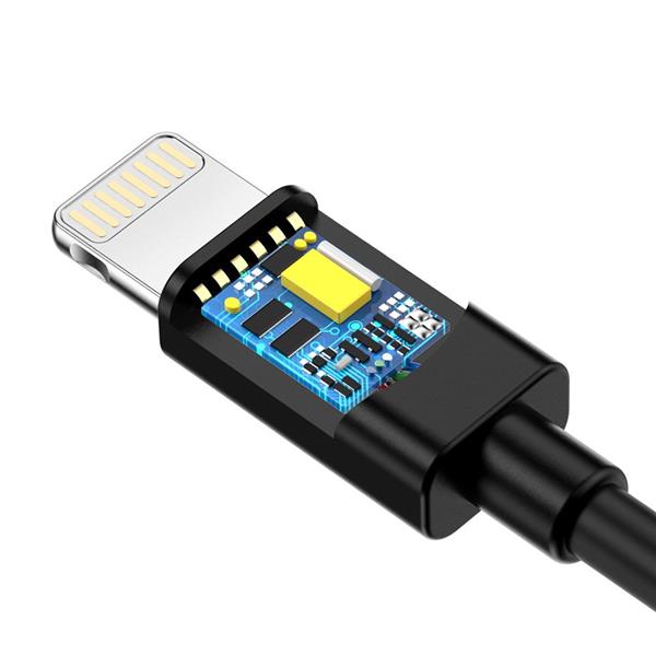 Choetech kabel przewód MFI USB - Lightning 1,2m biały (IP0026 white)-2218449