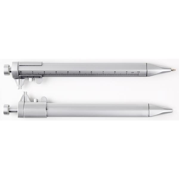 Długopis plastikowy z suwmiarką PRESCOT-1925423