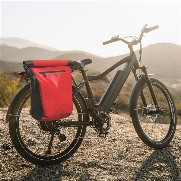 Wozinsky wodoszczelny plecak rowerowy ze stelażem torba rowerowa 2w1 23l czerwony (WBB31RE)-2260973