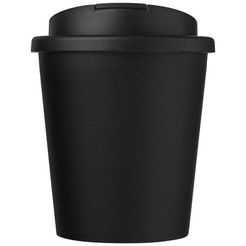 Kubek Americano® Espresso z recyklingu o pojemności 250 ml z pokrywą odporną na zalanie-2338834