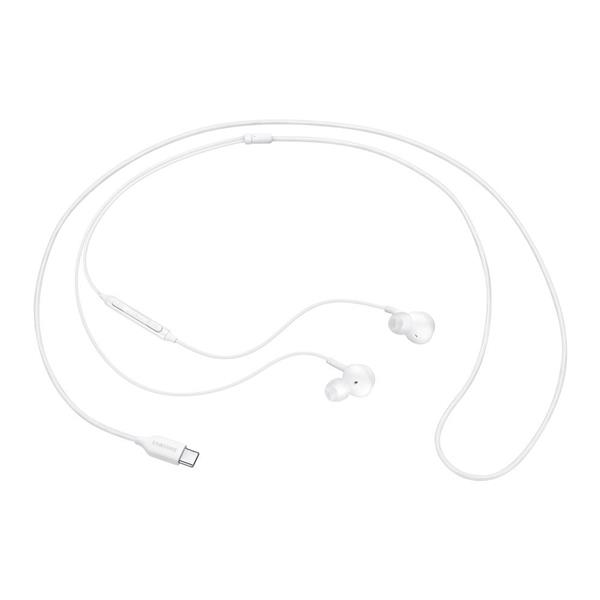Samsung AKG przewodowe słuchawki dokanałowe USB Typ C ANC (aktywna redukcja szumu) biały (EO-IC100BWEGEU)-2181599