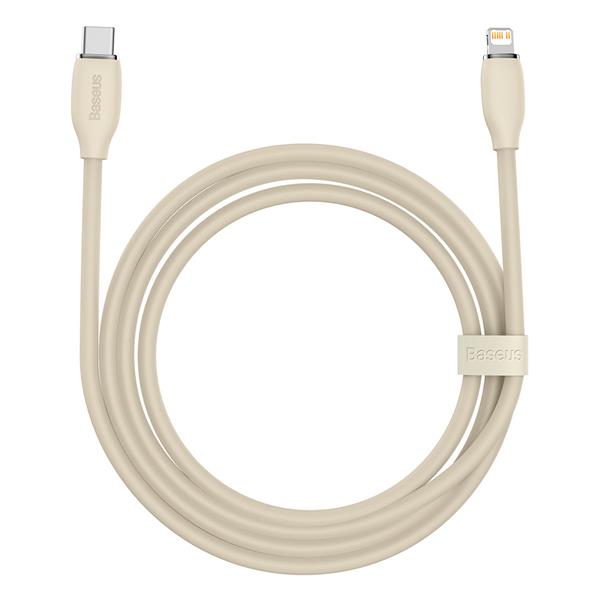 Baseus kabel, przewód USB Typ C – Lightning 20W długość 2 m Jelly Liquid Silica Gel – różowy-2281043