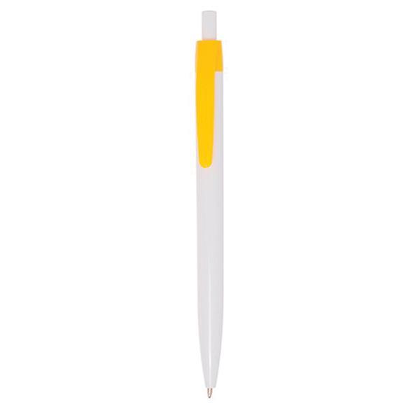 Długopis plastikowy z kolorowym klipsem-1915647