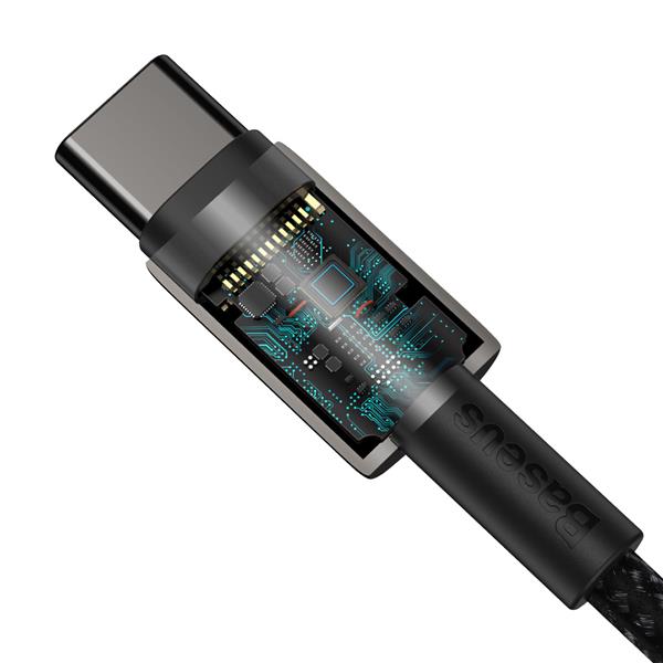 Baseus kabel Tungsten PD USB-C - USB-C 1,0 m czarny 100W-2116099