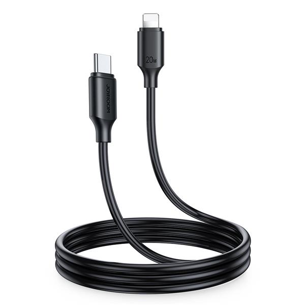 Joyroom kabel USB-C - Lightning 480Mb/s 20W 1m czarny (S-CL020A9)-2428560