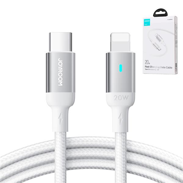 Joyroom kabel USB C - Lightning 20W A10 Series 2 m biały (S-CL020A10)-2966936