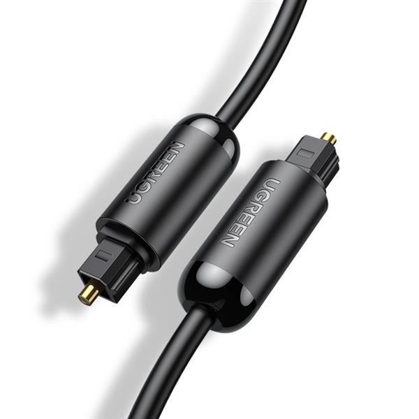 Ugreen optyczny kabel przewód audio 1,5 m cyfrowy światłowód Toslink SPDIF szary (70891)-2168089