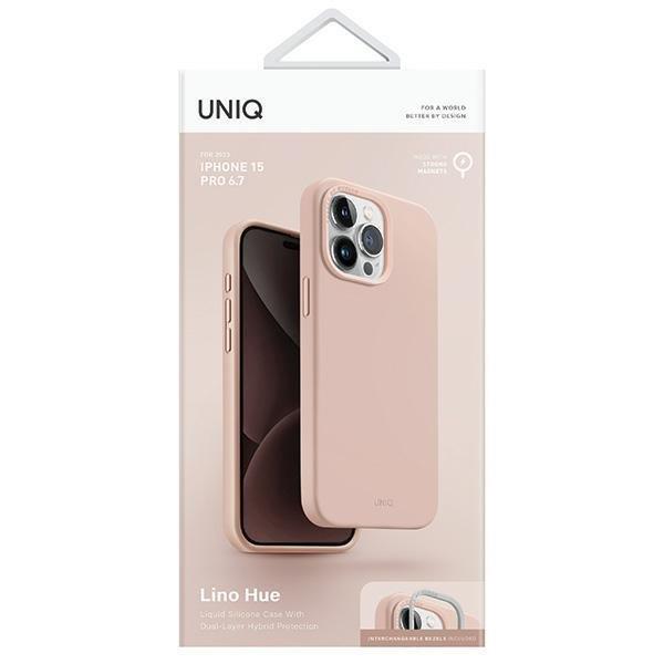 UNIQ etui Lino Hue iPhone 15 Pro Max 6.7