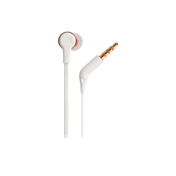 JBL słuchawki przewodowe T210 douszne białe, różowe elementy-2098253