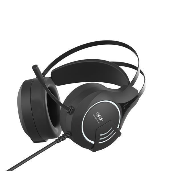 XO słuchawki przewodowe GE-04 jack 3,5mm nauszne czarne-2074696