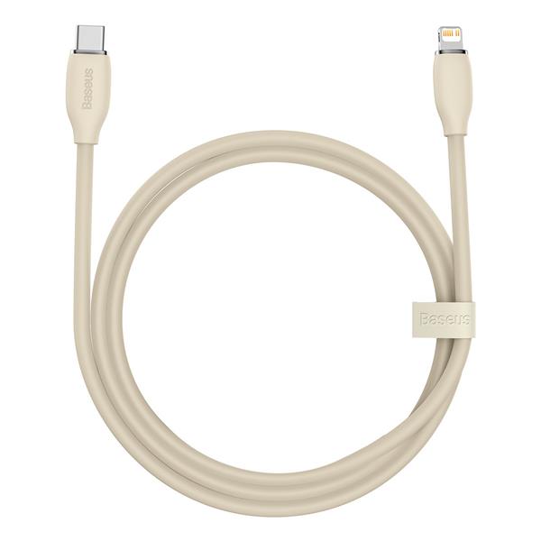 Baseus kabel, przewód USB Typ C – Lightning 20W długość 1,2 m Jelly Liquid Silica Gel – różowy-2281003