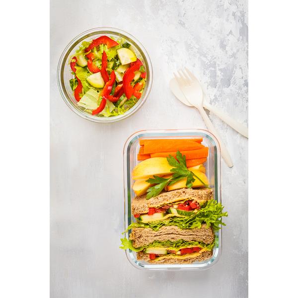 Lunch box Delect 900 ml, transparentny-1631946