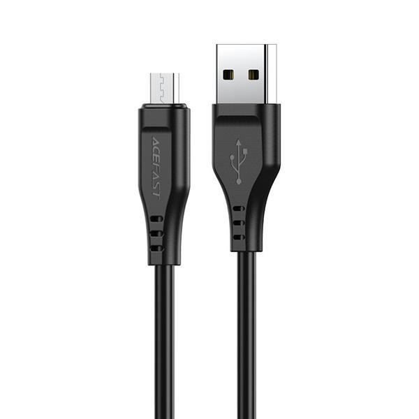 Acefast kabel USB - micro USB 1,2m, 2,4A czarny (C3-09 black)-2270215