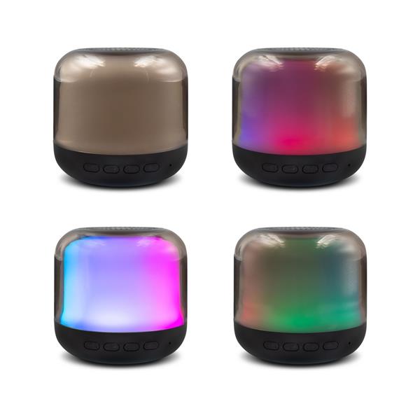Głośnik bezprzewodowy 5W, lampka RGB | Seamus-3086483
