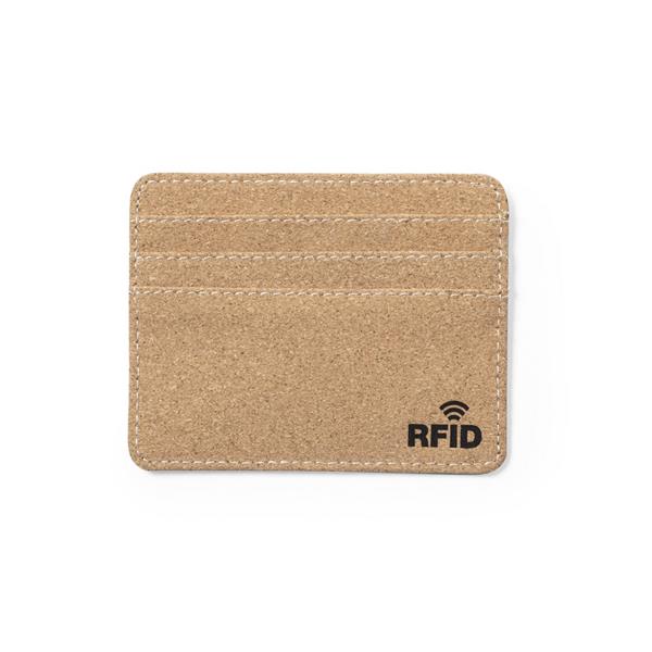 Korkowe etui na karty kredytowe, ochrona RFID-2655944