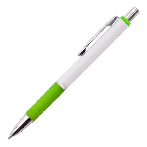Długopis Rapido, jasnozielony/biały-547334
