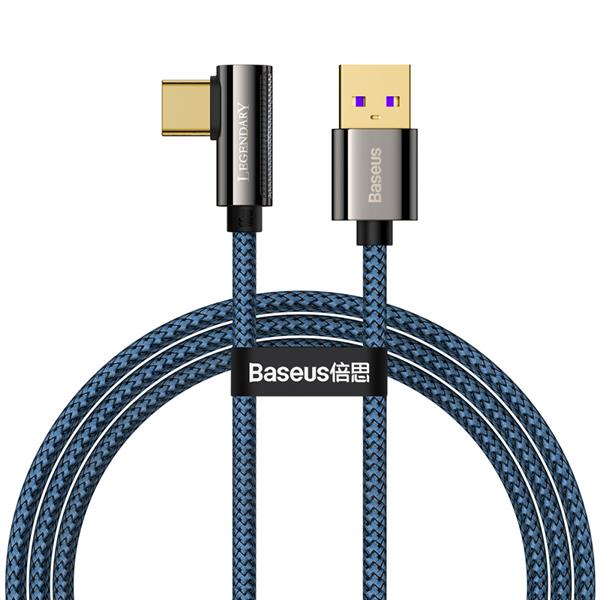 Baseus kabel Legend USB - USB-C 1,0m 66W niebieski-2093367