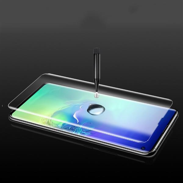 Wozinsky Tempered Glass UV szkło hartowane UV 9H Samsung Galaxy S20 Ultra (in-display fingerprint sensor friendly) - szkło bez kleju i lampki LED-2150109