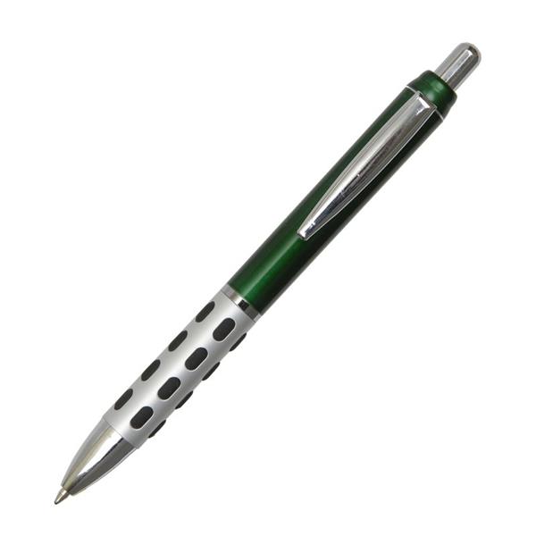 Długopis Partita, zielony/srebrny-544266