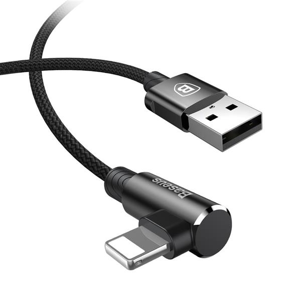 Baseus kabel MVP Elbow USB - Lightning 1,0 m 2A czarny-2105831