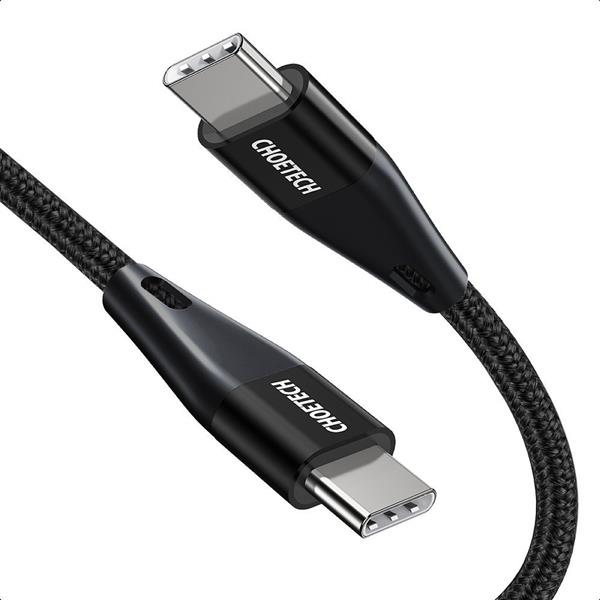 Choetech kabel przewód USB Typ C - USB Typ C Power Delivery 60W 3A 1,2m czarny (XCC-1003)-2218410