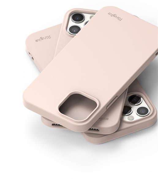 Ringke Air S ultracienkie żelowe etui pokrowiec iPhone 12 Pro Max różowy (ADAP0032)-2168340