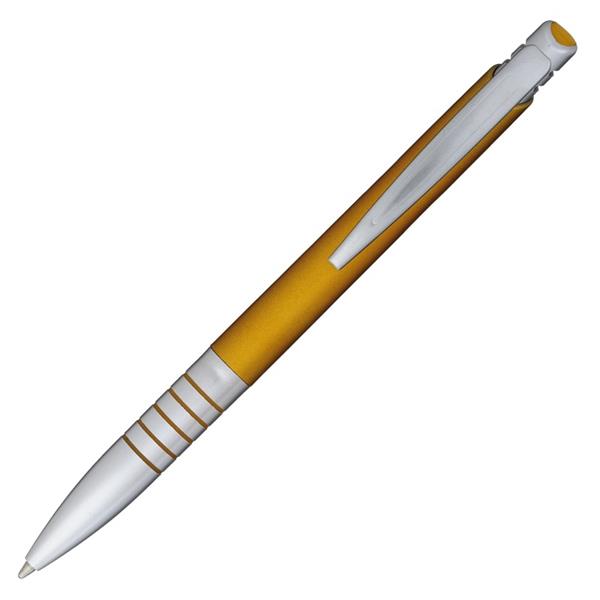 Długopis Striking, żółty/srebrny-546197