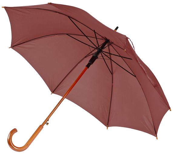 Drewniany parasol automatyczny NANCY-615923