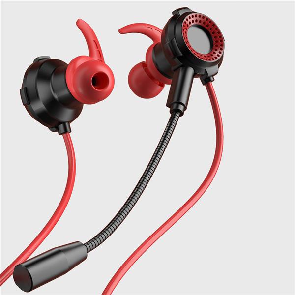Dudao gamingowe bezprzewodowe słuchawki Bluetooth 5.0 neckband czarne (U5X-Black)-2219979