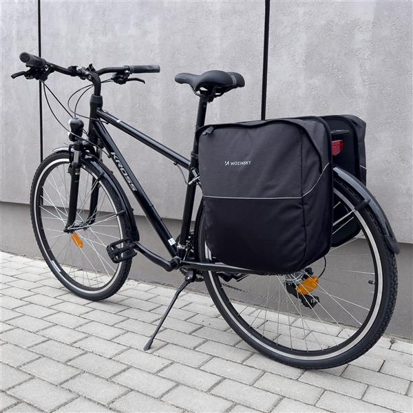 Wozinsky sakwa rowerowa na bagażnik 20l czarna (WBB32BK)-2261007