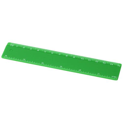 Refari linijka z tworzywa sztucznego pochodzącego z recyklingu o długości 15 cm-2372683
