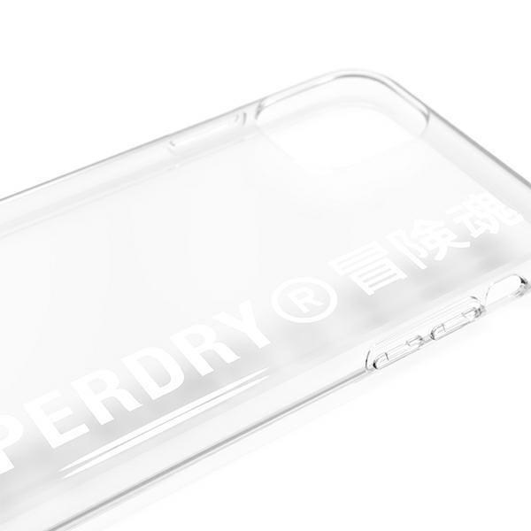 Etui SuperDry Snap na iPhone 11 Clear Case biały /white 41578-2285040