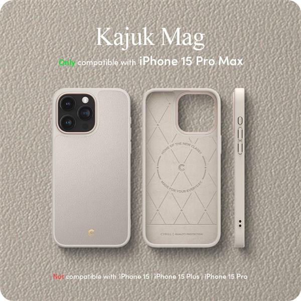 SPIGEN CYRILL KAJUK MAG MAGSAFE IPHONE 15 PRO MAX CREAM-3141443