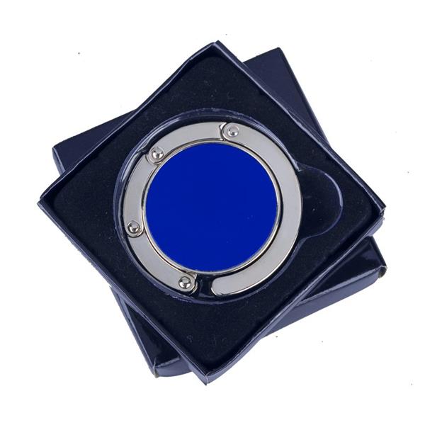 Składany wieszak na torebkę Glamour, niebieski - druga jakość-1679123