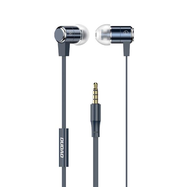 Dudao dokanałowe słuchawki zestaw słuchawkowy z pilotem i mikrofonem 3,5 mm mini jack niebieskie (X13S)-2220018