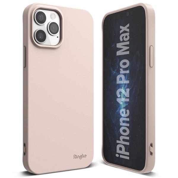 Ringke Air S ultracienkie żelowe etui pokrowiec iPhone 12 Pro Max różowy (ADAP0032)-2168337