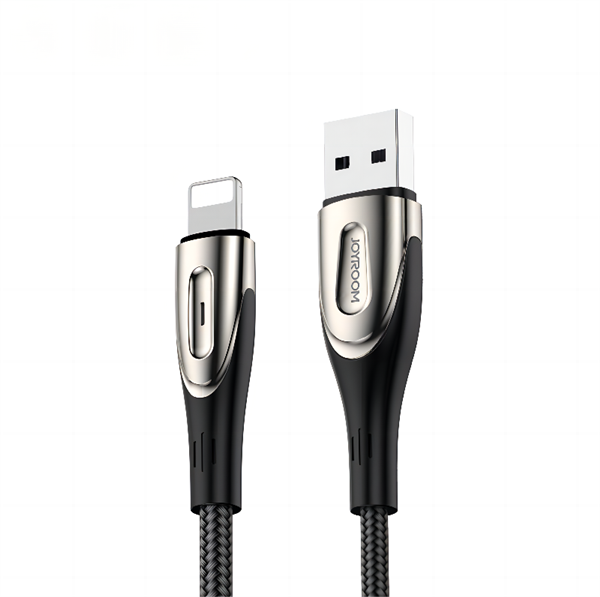 Joyroom Sharp Series kabel do szybkiego ładowania USB-A - Lightning 3A 1.2m czarny (S-M411)-2626075