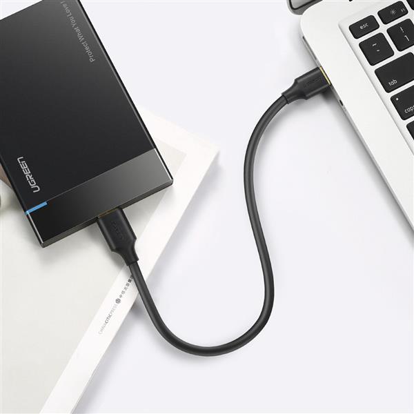 Ugreen kabel przewód USB-A 3.0 - Micro USB-B SuperSpeed 5Gb/s 1m czarny (US130)-2950347