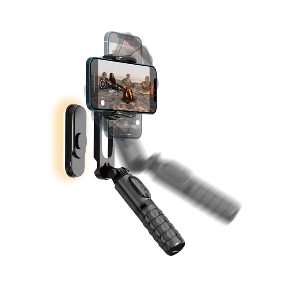 Devia selfie stick Bluetooth tripod gimbal czarny-2997466