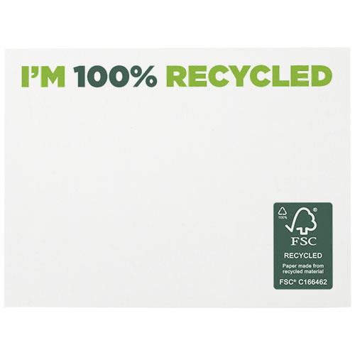Karteczki samoprzylepne z recyklingu o wymiarach 100 x 75 mm Sticky-Mate®-2336046