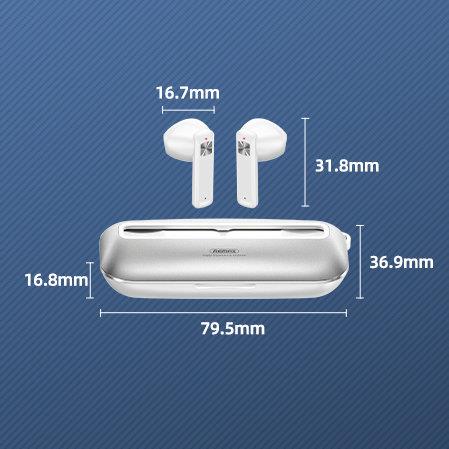 Remax bezprzewodowe słuchawki TWS bluetooth 5.0 300mAh zielony (TWS-28)-2255519