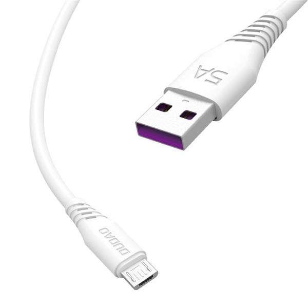 Dudao przewód kabel USB / micro USB 5A 1m biały (L2M 1m white)-2148278