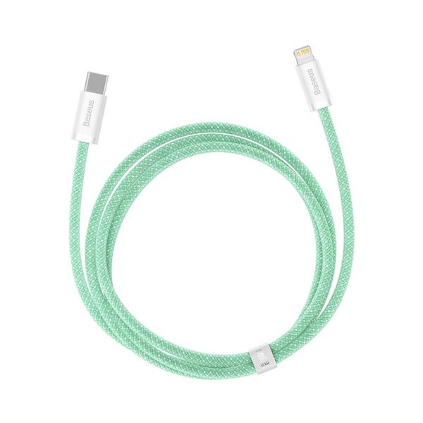 Baseus Dynamic kabel USB Typ C - Lightning Power Delivery 20W 1m  zielony (CALD000006)-2243093