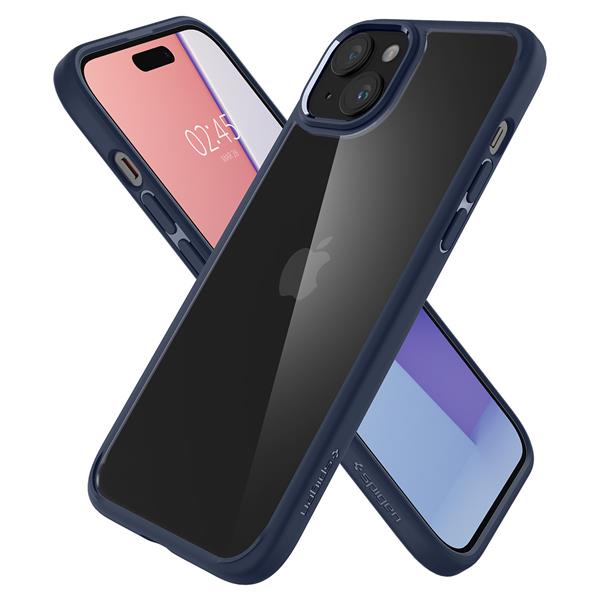 Spigen Ultra Hybrid, navy blue - iPhone 15 Plus-3138187